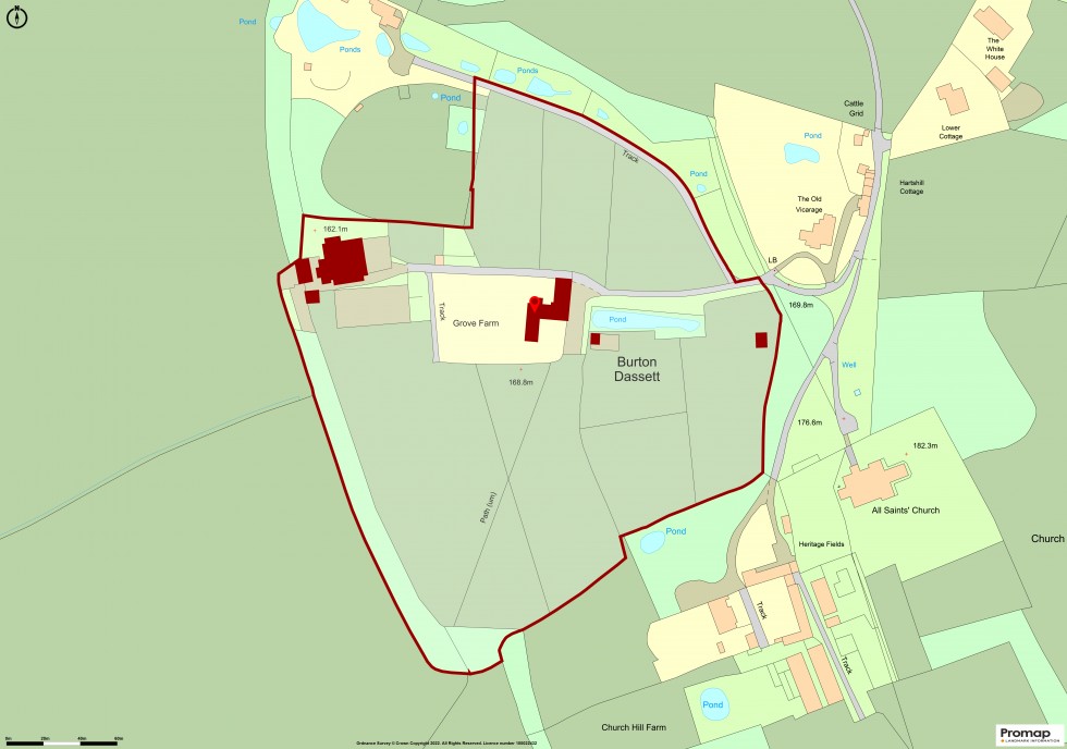 Floorplan for Burton Dassett, Warwickshire