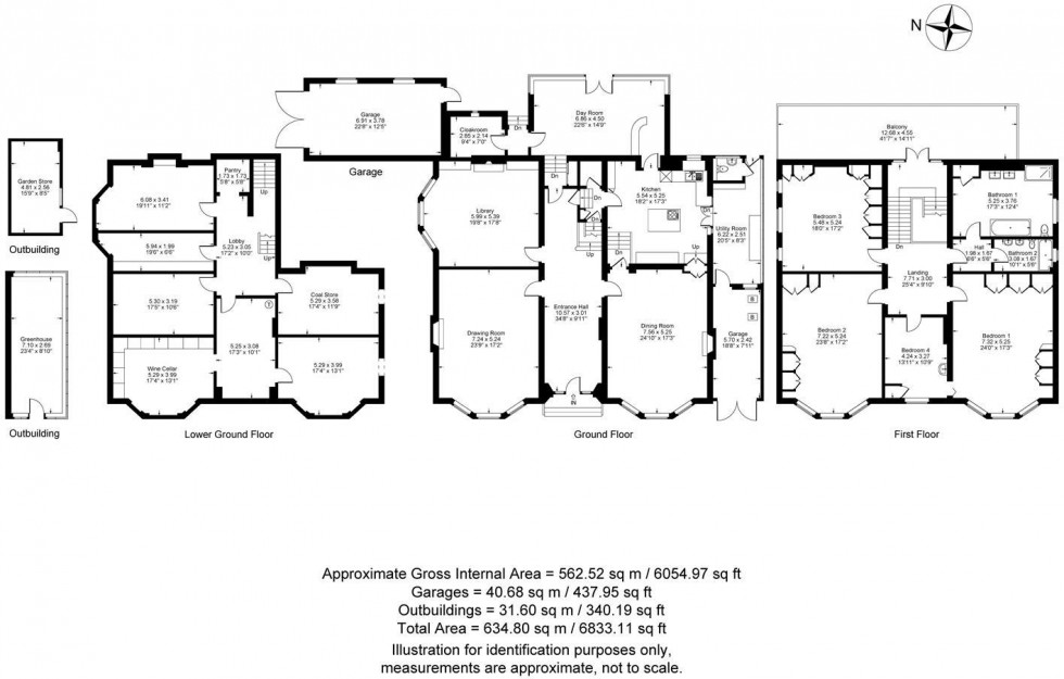 Floorplan for LEAMINGTON SPA, WARWICKSHIRE