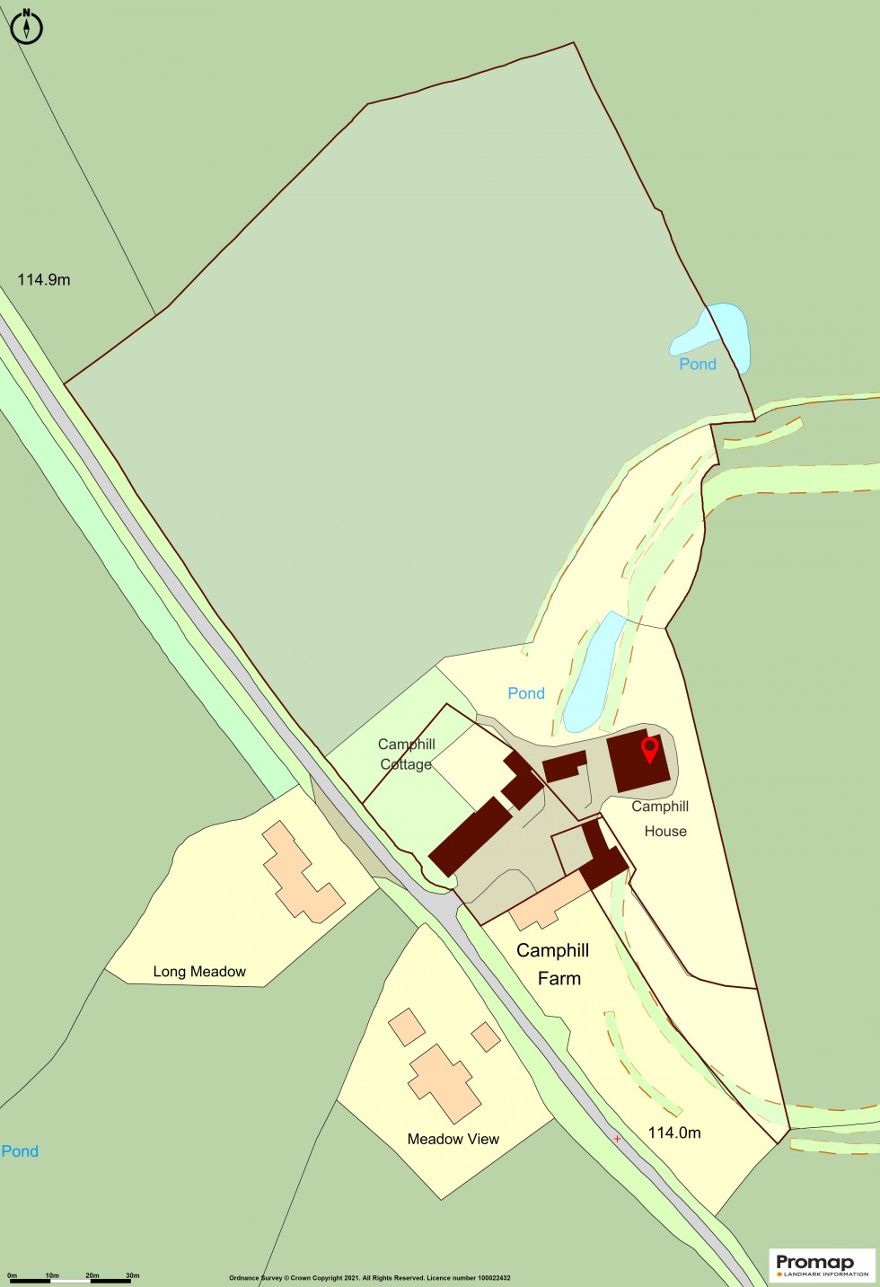 Floorplan for Beausale, Warwickshire