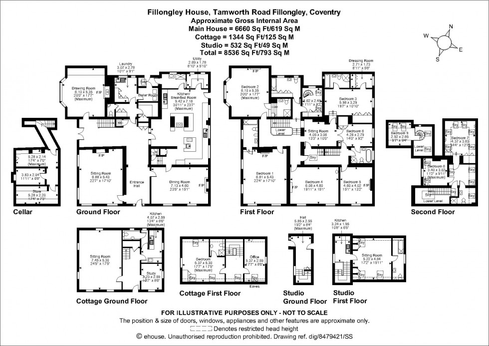 Floorplan for Fillongley, Warwickshire