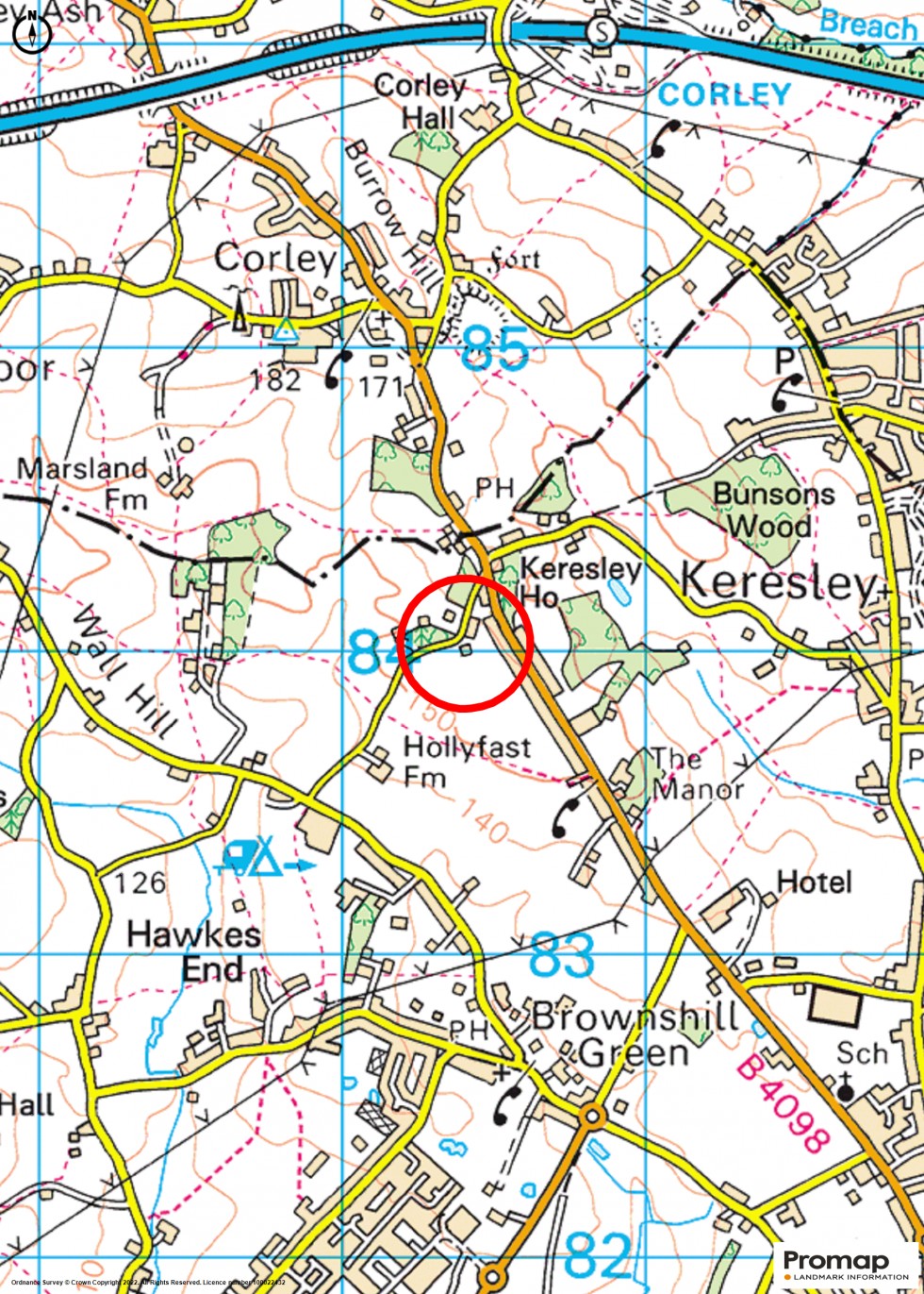 Floorplan for CORLEY, WARWICKSHIRE